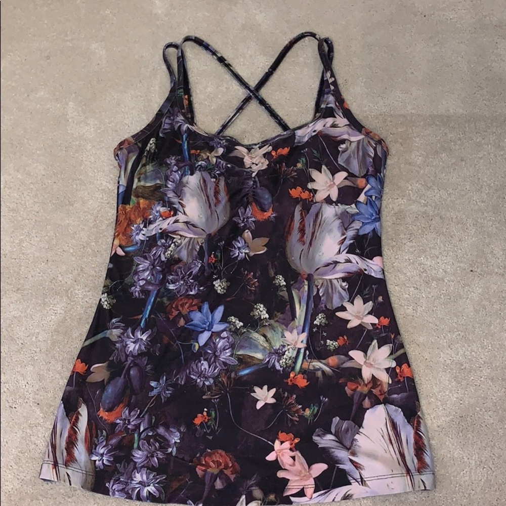 fitness tank with built in bra